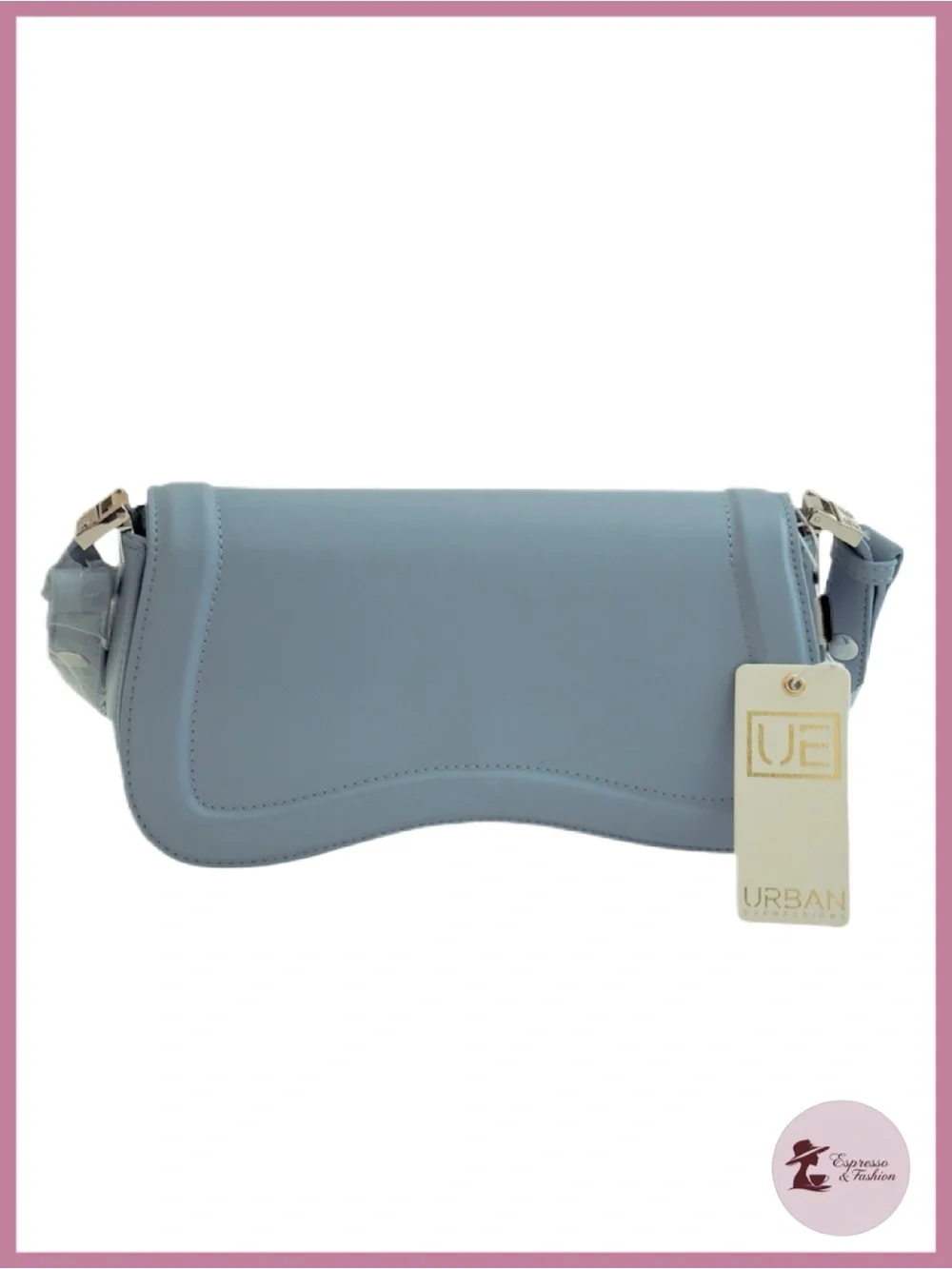 NWT Max Baguette Blue Shoulder Bag - Picture 3 of 11